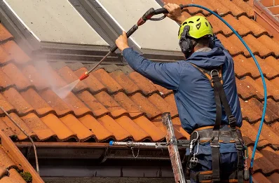 Démoussage et hydrofuge de toiture à Vallorcine